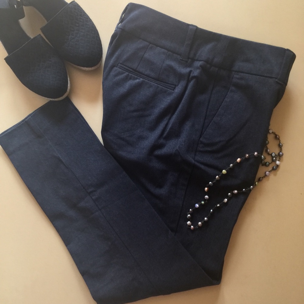 Loft curvy skinny ankle slacks